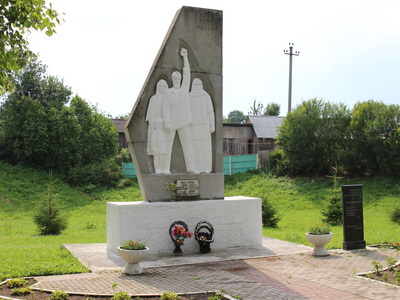 Dokshitsy Genocide Steeple memorial