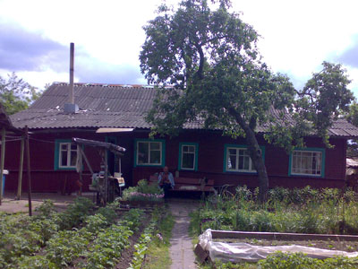 Belarus village house is twice as big as a dacha