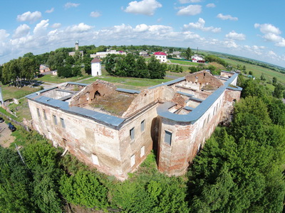 Bykhov ghetto area - the old castle of the Sapega Family