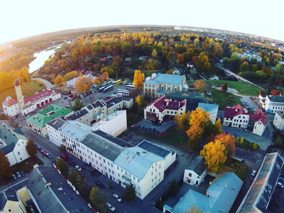 Great Grodno synagogue and the area