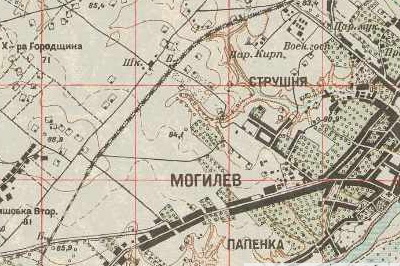 mogilev 19 century map