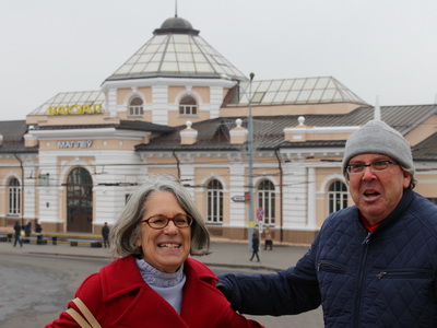 mogilev train station - belarus ancestry tour