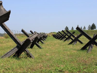 stalin line antitank obstacles